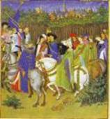 Hunt Scene from Tres Riches Heures of Jean, Duke of Berry
